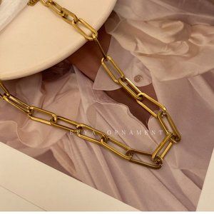 Hip hop niche simple temperament clavicle chain